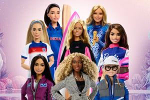 La compañía Mattel lanzó la colección Dream Team de Barbie, inspirada en ocho mujeres destacadas en deporte, ciencia y arte para conmemorar