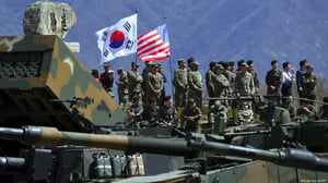 Corea del Norte calificó como un “ensayo bélico provocador” las maniobras militares conjuntas de Estados Unidos y Corea del Sur realizadas esta semana.  Corea