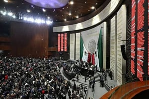 La Cámara de Diputados rechazó la reforma electoral enviada por la presidenta Claudia Sheinbaum al no alcanzar la mayoría calificada durante la votación