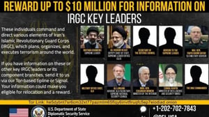 Estados Unidos anunció una recompensa de 10 millones de dólares por información sobre el paradero del líder iraní Mojtaba Jamenei y otros funcionarios