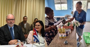 El presidente Miguel Díaz-Canel negó que Cuba venda alimentos donados por México y aseguró que la ayuda humanitaria se distribuye gratuitamente a población