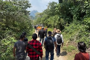Autoridades suspendieron temporalmente la búsqueda de una niña de 9 años desaparecida en Tila, Chiapas, debido a fuertes lluvias y condiciones peligrosas