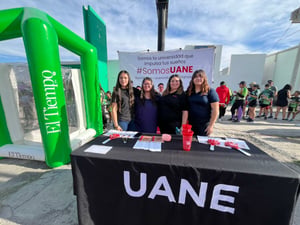 La Universidad Americana del Noreste (UANE) campus Monclova participó como patrocinadora en la Carrera 10K y 5K de El Tiempo Monclova, sumándose a la promoción