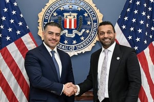 Omar García Harfuch se reunió con Kash Patel, director del FBI, para fortalecer la coordinación entre México y Estados Unidos en detenciones de criminales