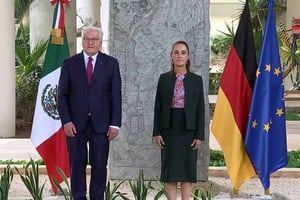 La presidenta Claudia Sheinbaum recibió en Cancún a Frank-Walter Steinmeier para abordar la relación bilateral, inversión y cooperación entre México y Alemania