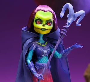 Como parte de la línea Skullector de Monster High, dedicada a las ediciones exclusivas basadas en conocidas películas de terror y fantasía de Mattel Creations,