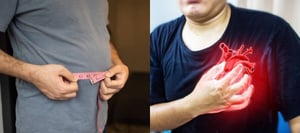 La acumulación de grasa en el abdomen podría ser un indicador más exacto del riesgo de insuficiencia cardíaca que el índice de masa corporal (IMC), según