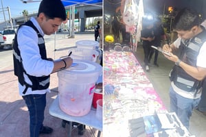 Se destacó que las inspecciones se han intensificado en las áreas de venta de alimentos.   Torreón, Coahuila. A 24 de marzo de 2026.- Con el objetivo