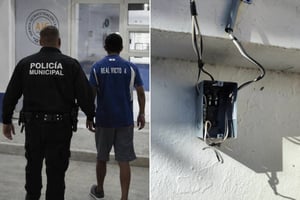 El acusado quedó a disposición del Ministerio Público.  Luego de un operativo de búsqueda, elementos de la Policía Municipal de Frontera lograron