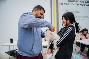 La atención preventiva para mascotas tomó relevancia en la colonia Ampliación Año 2000, donde autoridades municipales acercaron servicios veterinarios básicos