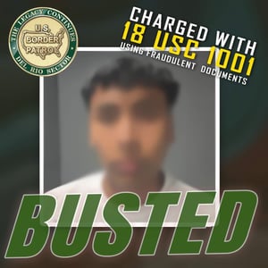 Eagle Pass, Texas.— Un joven fue detenido en un puesto de control de la Patrulla Fronteriza sobre la carretera 57, luego de intentar