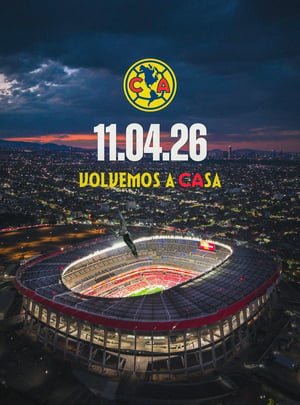   La Liga MX confirmó el regreso del América al Estadio Banorte, con lo que se pone fin a la incertidumbre sobre si estaría listo para albergar partidos
