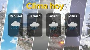 Coahuila presenta este domingo cielo nublado, lluvias débiles y ambiente fresco con viento moderado, según datos meteorológicos oficiales