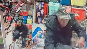 El ladrón aprovecha descuido para sustraer bicicleta y mochila en establecimiento del centro comercial Hidalgo  Un robo fue captado por cámaras de seguridad