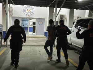El acusado quedó a disposición del Ministerio Público.  Frontera, Coahuila.- Elementos de Seguridad Pública Municipal detuvieron a un hombre que protagonizó