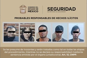 Autoridades del Estado de México detuvieron a un presunto líder regional del CJNG y a otras seis personas, incluidos dos menores, en operativos distintos.