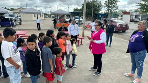 Con una jornada orientada a la convivencia y al acercamiento de servicios públicos, niñas y niños de la colonia Camino Real y zonas cercanas acudieron