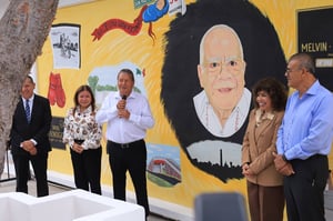 En la Escuela Normal de San Juan de Sabinas se realizó un homenaje con la develación de un mural dedicado a Antonio Gutiérrez Garza.  La comunidad educativa