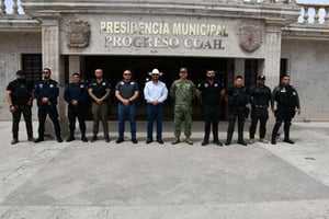 Mandos policiales, militares y autoridades municipales realizaron una reunión de seguridad en el municipio de Progreso, con el objetivo de analizar