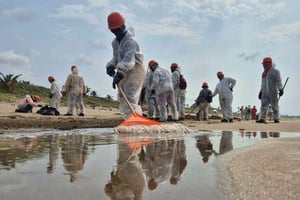 El Gobierno federal investiga el derrame de hidrocarburo en el Golfo de México y destituye a tres funcionarios de Pemex por presuntas omisiones en reportes.