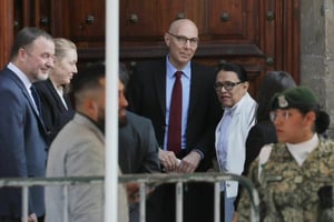 El Alto Comisionado de la ONU para los Derechos Humanos, Volker Türk, llegó a Palacio Nacional para reunirse con la presidenta Claudia Sheinbaum en México.