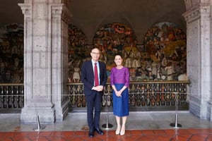 La presidenta Claudia Sheinbaum sostuvo un encuentro con el Alto Comisionado de la ONU, Volker Türk, para acordar nuevas vías de colaboración