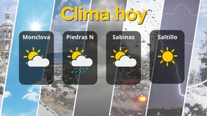 Calor intenso, cielos variables y lluvias ligeras marcarán el clima hoy 24 de abril en Coahuila, con vientos moderados que incrementarán la sensación térmica.