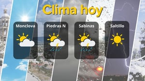 Altas temperaturas, tormentas secas y vientos moderados marcarán el clima en Coahuila hoy 25 de abril, con condiciones calurosas y cielos parcialmente nubosos.