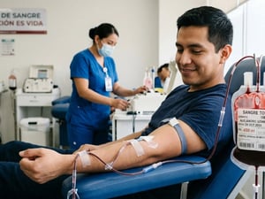 La donación de sangre voluntaria en México ha registrado un crecimiento constante en los últimos años, aunque aún no alcanza los niveles recomendados a nivel