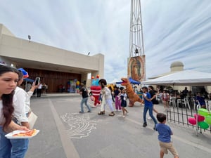 El festejo reunió entre 250 y 300 niños, quienes participaron en diversas actividades.  Con una jornada dedicada a la infancia, el Santuario de Guadalupe llevó