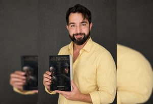 El escritor muzquense Carlos Cadena presentó en Monterrey su libro digital “Los demonios detrás de la pared”, con historias reales de suspenso y drama humano.