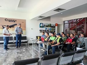 Autoridades de Coahuila coordinaron nuevas estrategias de rescate aéreo para mejorar la respuesta ante emergencias en la Región Centro-Desierto y fortalecer