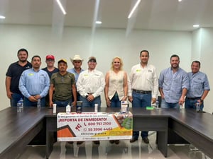 Autoridades municipales, estatales y federales reforzaron vigilancia pecuaria en Múzquiz tras detectarse un caso de gusano barrenador en la Región Carbonífera.