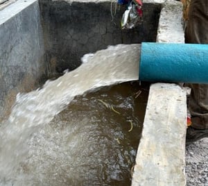     El personal técnico trabajó día a día en la reparación del pozo para reintegrarlo a la red de abastecimiento lo antes posible  Torreón, Coahuila.