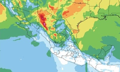 Frente frío 7 afecta al país; pronostican caída de nieve y aguanieve en varios estados del norte