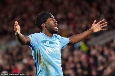 Brentford 0-2 Nottingham Forest: Ola Aina y Anthony Elanga anotan y el equipo de Nuno Espirito Santo sube al tercer lugar