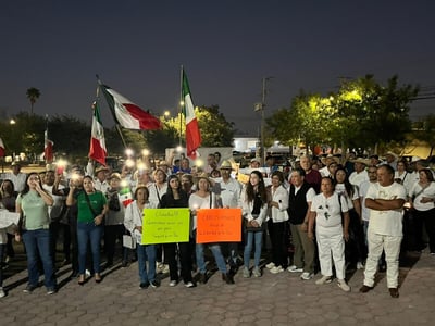 Jóvenes lideran manifestación por justicia y paz en Monclova