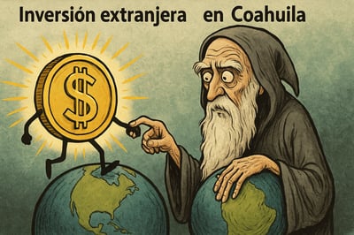 Caricatura editorial - Cronos y la ola de inversión extranjera