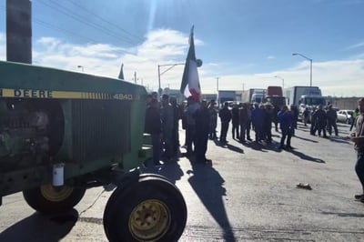 Agricultores liberan bloqueo en cruces internacionales de carga en Ciudad Juárez