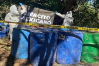 Aseguran más de 7 mil litros de químicos en Culiacán, Cosalá y Mocorito
