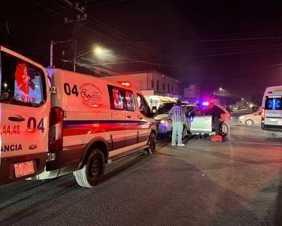 Mujer y menor resultan lesionadas tras choque en cruce de Durango y Juárez, en Ciudad Frontera