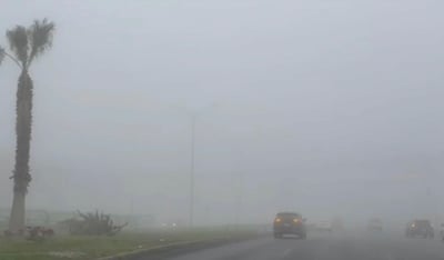 Descenso de temperatura en Saltillo por masa de aire ártico