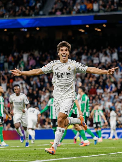 Real Madrid vence 5-1 al Betis y se afianza en segunda posición
