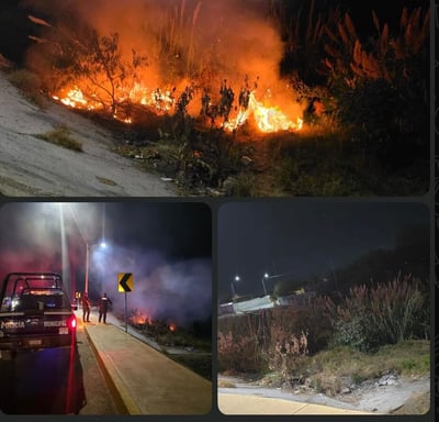 Incendio en el Río Monclova genera movilización de Bomberos 