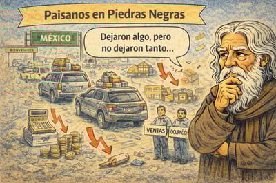 Caricatura editorial - La derrama que no llegó