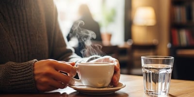 Esta es la razón por la que deberías beber un vaso de agua antes de una taza de café