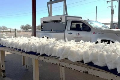Aseguran 212 kilos de metanfetamina en San Luis Río Colorado, Sonora