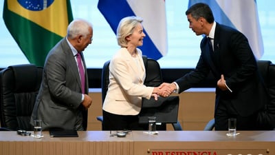 UE y Mercosur firman histórico acuerdo de libre comercio tras 20 años
