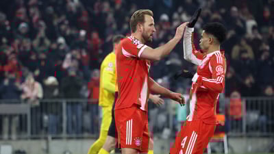 Harry Kane lidera la victoria del Bayern que sella pase a octavos