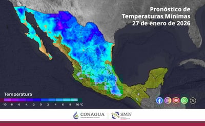 Evento de Norte impactará al sureste con rachas de hasta 110 km/h